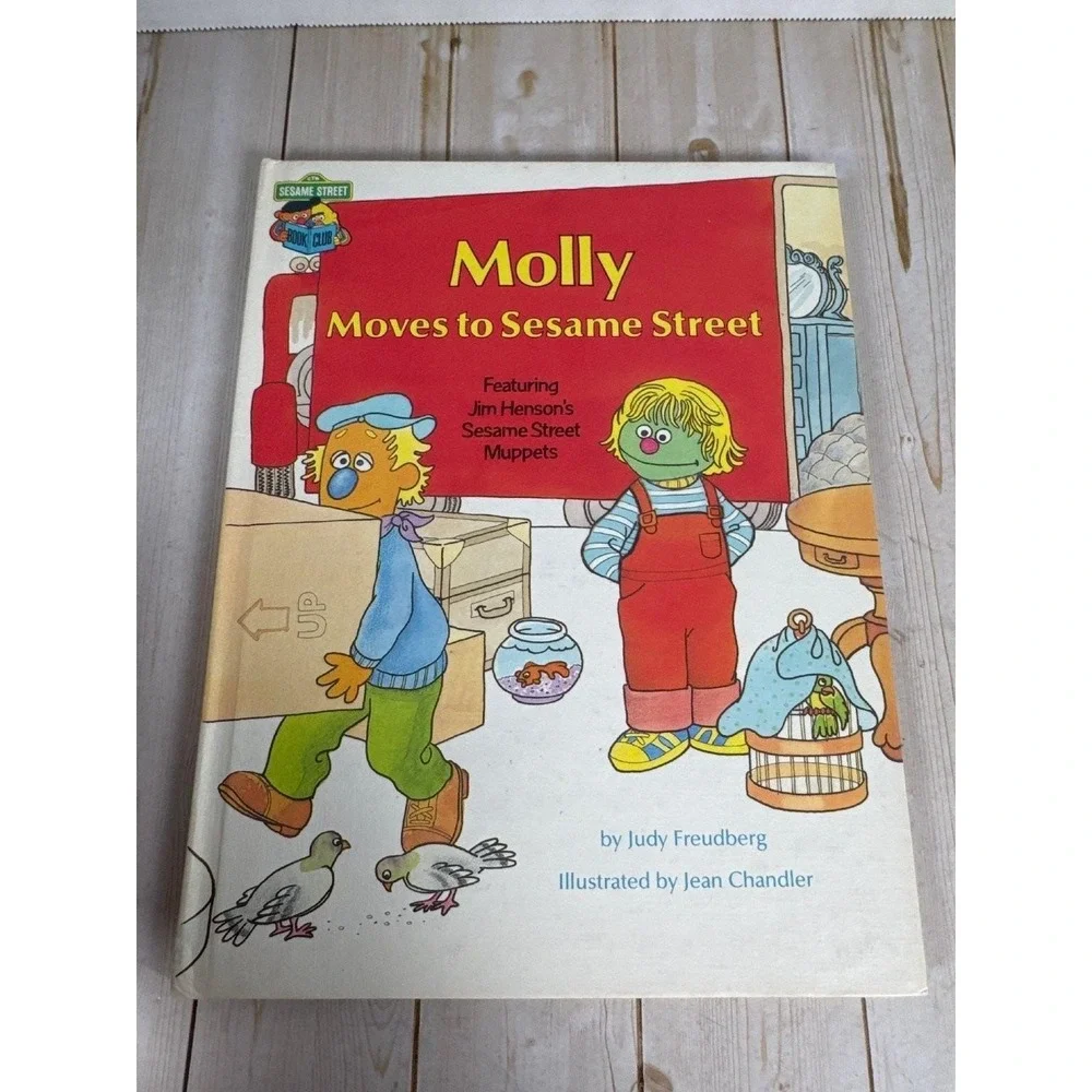 Vintage Sesame Street Book Club Lot 8 Big‎ Bird Friendship Stories 1980s
